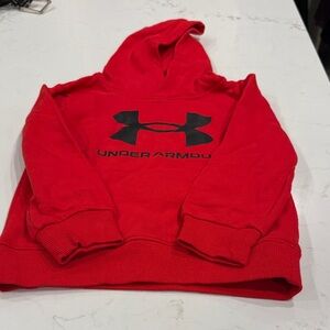 Under Armour Kids Bold Red Hoodie